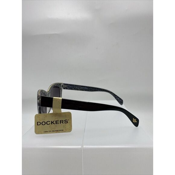 Dockers Large Plastic Way Style Sunglasses Black NEW 3382 - Picture 2 of 6